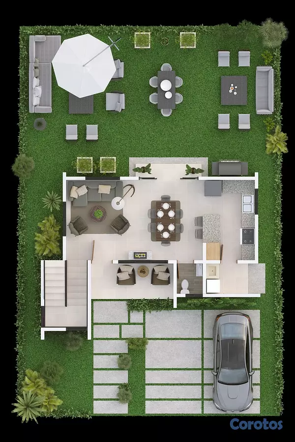 casas - se vende Villas lista  en bavaro, 3 habitaciones 2.5 baños  5
