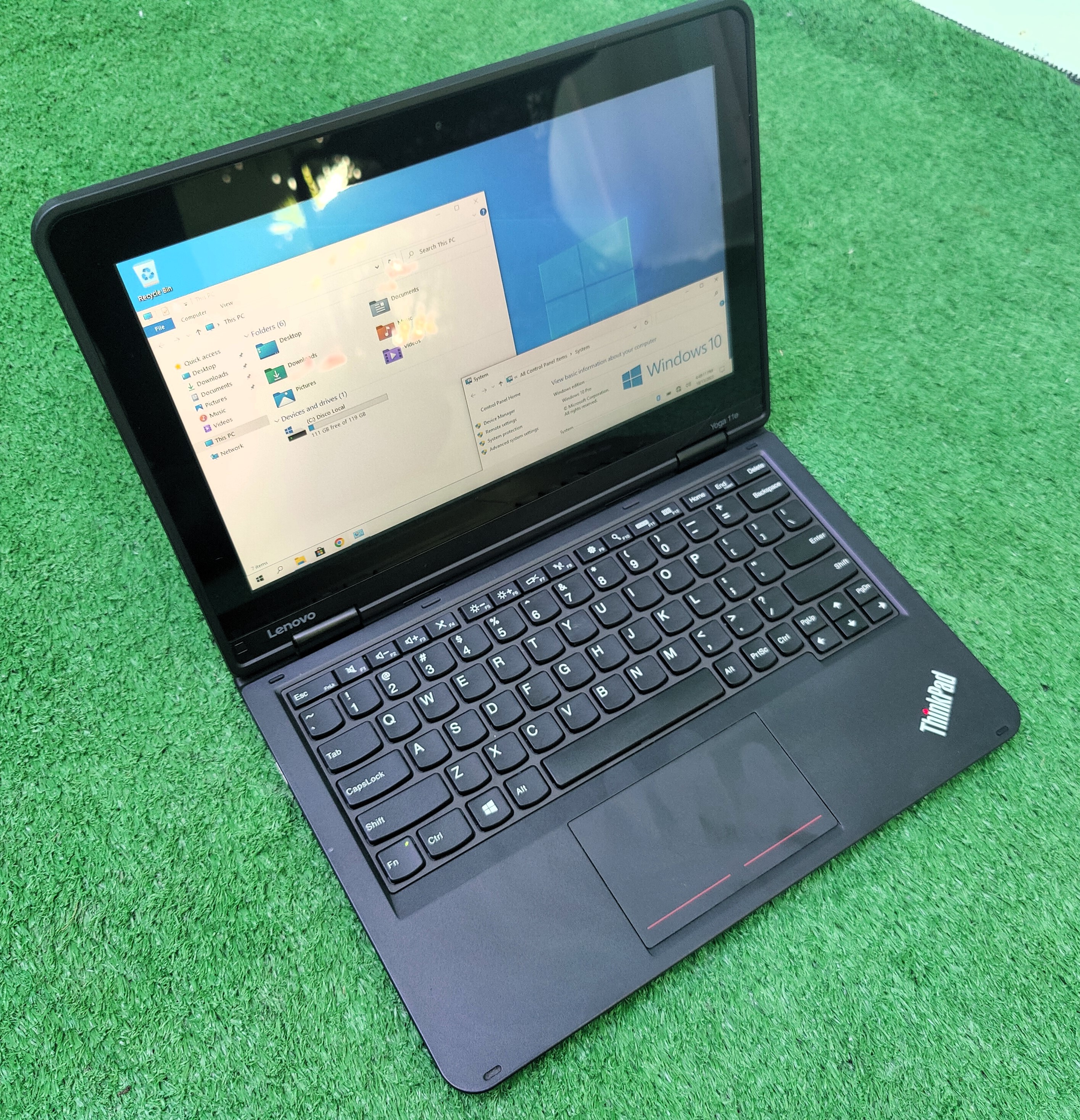 computadoras y laptops - Lenovo convertible Windows 11 pantalla touch 2