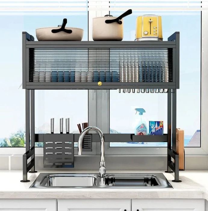 cocina - Escurridor de platos con tapa mediano 2