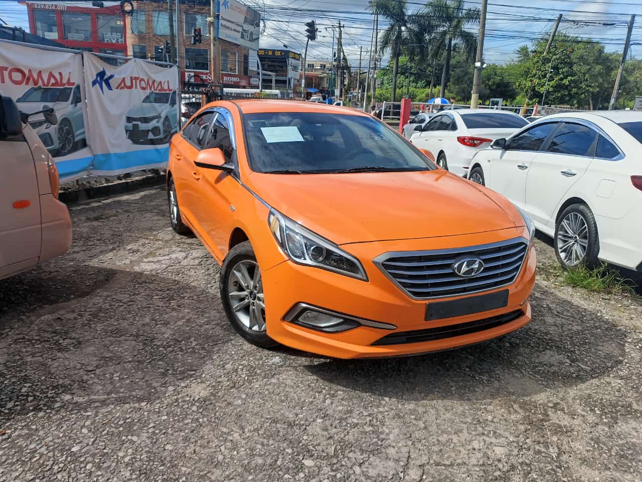 carros - HYUNDAI SONATA LF 2018 NARANJA 0