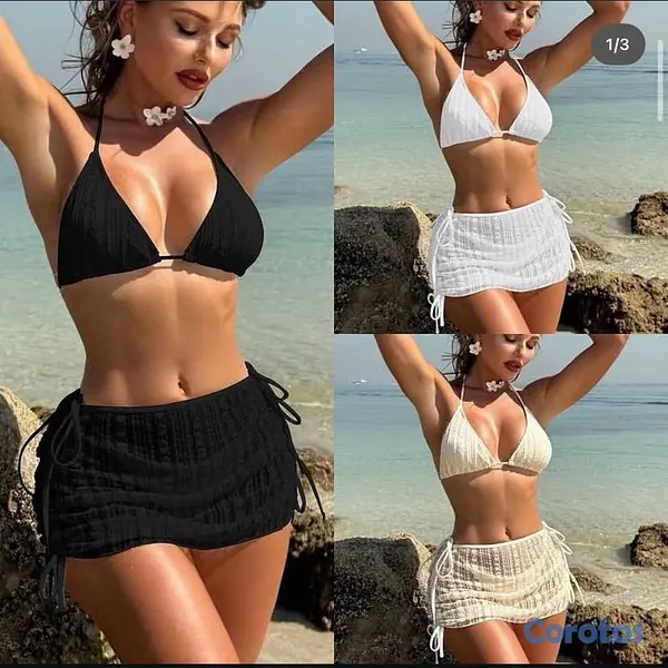 ropa para mujer - Aqui tenemos para ustedes hermosas chicas que van para la playa 3 piezas  3