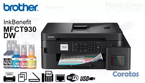 impresoras y scanners - IMPRESORA BROTHER MFCT930DW IMPRESORA MULTIFUNCION 2