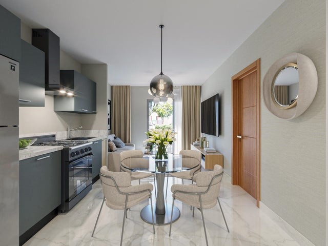 apartamentos - Proyecto en venta Punta Cana #24-198 un dormitorio, un baño, áreas sociales. 3
