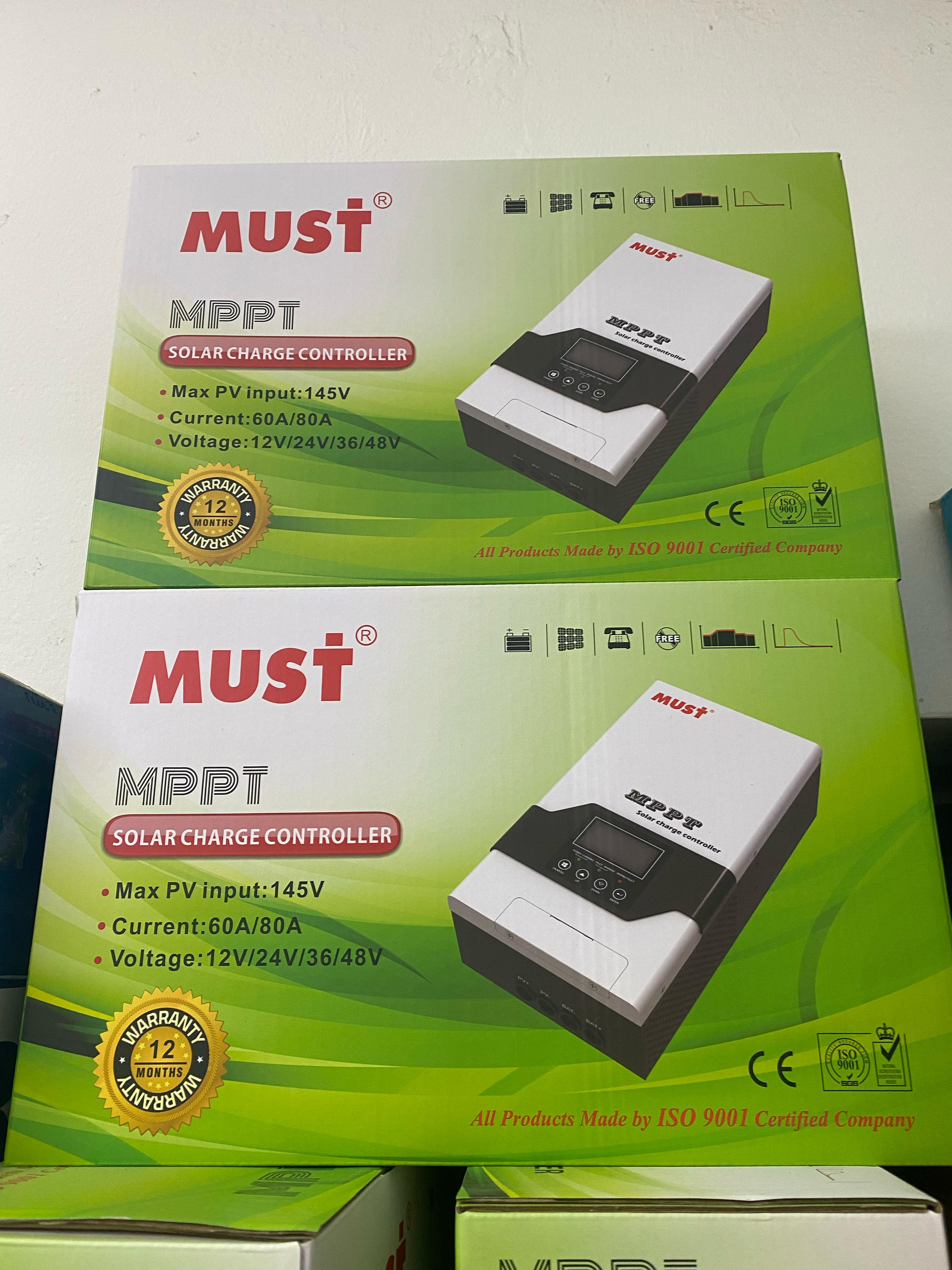 plantas e inversores - regulares MPPT Must de 80 AH disponible 