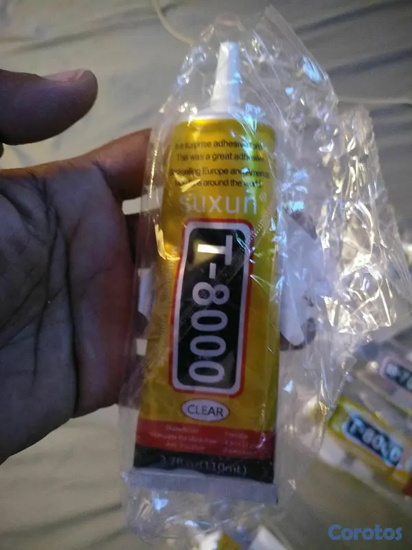 otros electronicos - Disponible  B-7000 y T-8000 pegamento para cel y pantalla original el grande. B 3