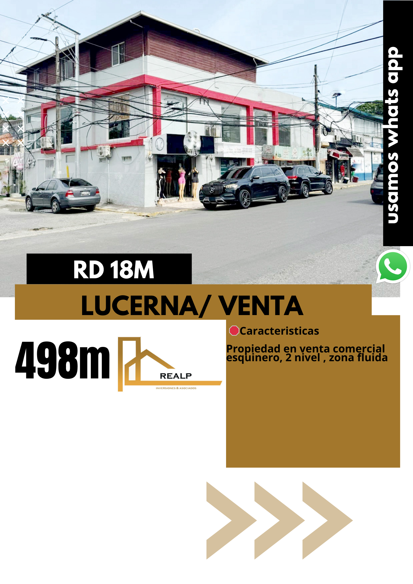 oficinas y locales comerciales - Propiedad comercial esquinera
