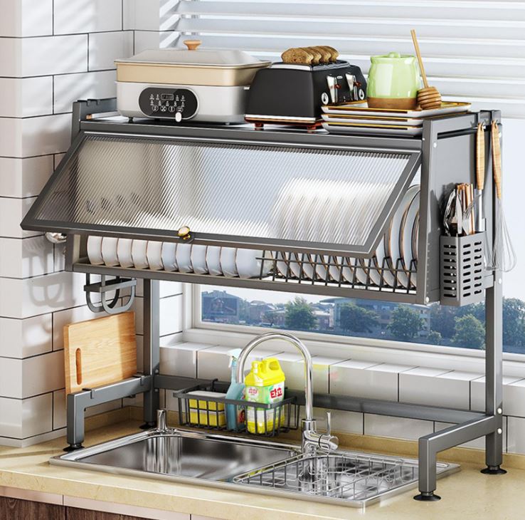cocina - Escurridor de platos con tapa mediano 3