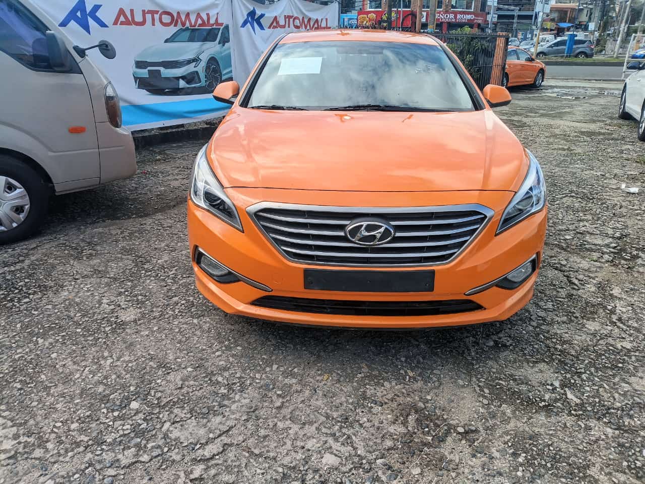 carros - HYUNDAI SONATA LF 2018 NARANJA 1