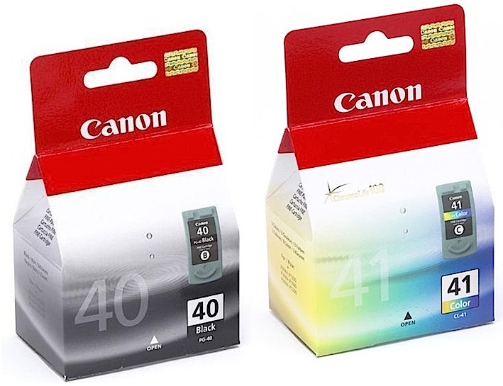impresoras y scanners - CARTUCHO CANON PG40 NEGRO y  CL-41COLOR