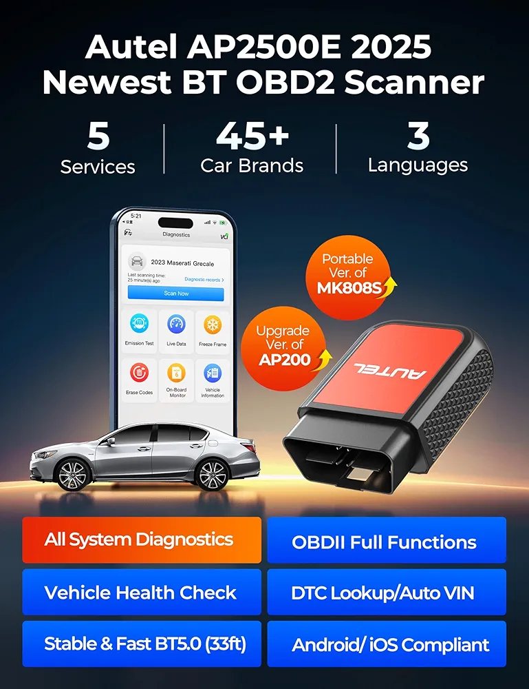 impresoras y scanners - Scanner Automotriz portátil Autel AP2500E 0
