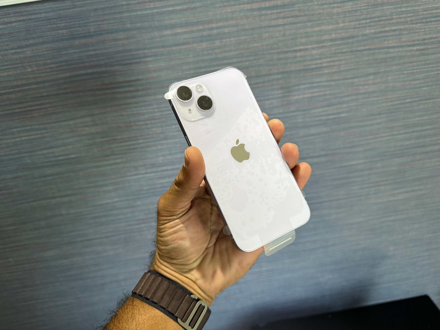 celulares y tabletas - iPhone 14 128GB Morado Nuevo con los plásticos , Desbloqueado,Garantía, $ 44,500