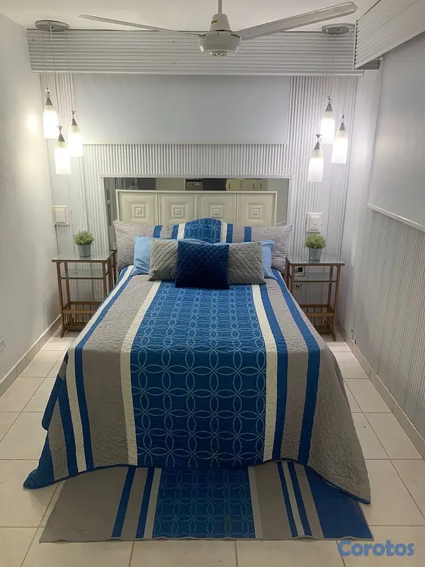 apartamentos - ESTUDIO AMUEBLADO, CON AIRE ACON,WIFI,TELE CABLE,INTERCOM, TERRAZA COMÚN,  6