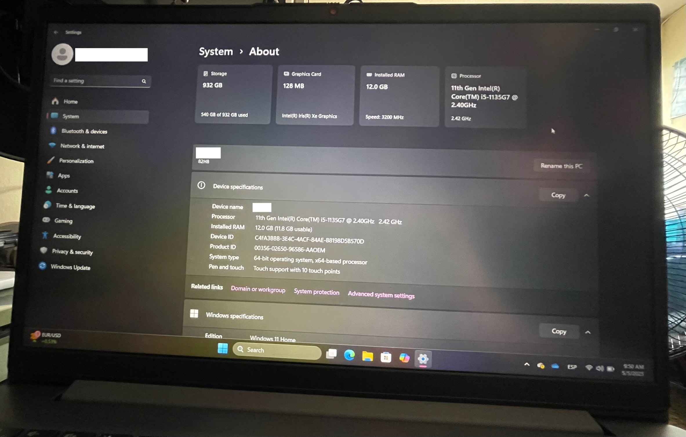 computadoras y laptops - Lenovo IdeaPad 3 con procesador Intel Core i5-1135G7 de 11ª generación 5