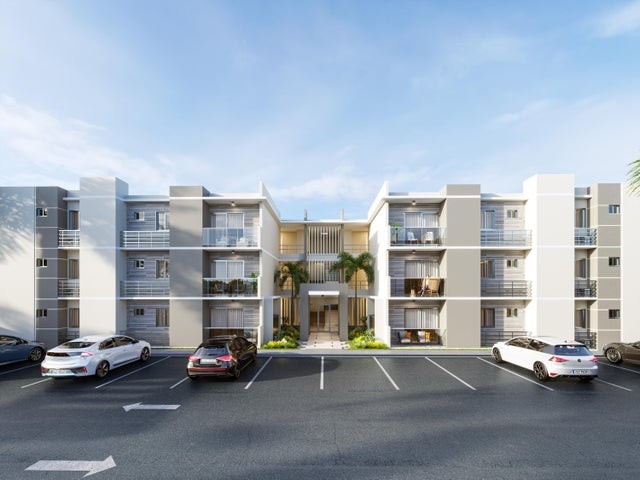 apartamentos - Proyecto en venta Punta Cana #24-198 un dormitorio, un baño, áreas sociales. 4