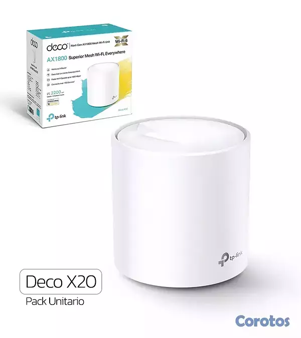 otros electronicos - ROUTER DECO X20(1-PACK) TP-LINK, AX1800, WI-FI 6  1