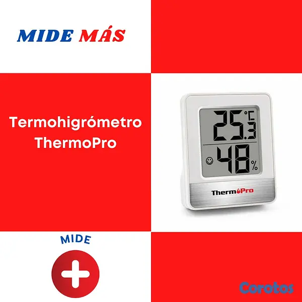 Salud y Equipamiento Médico -  Termómetro e Higrómetro(Termohigrómetro), ThermoPro 2