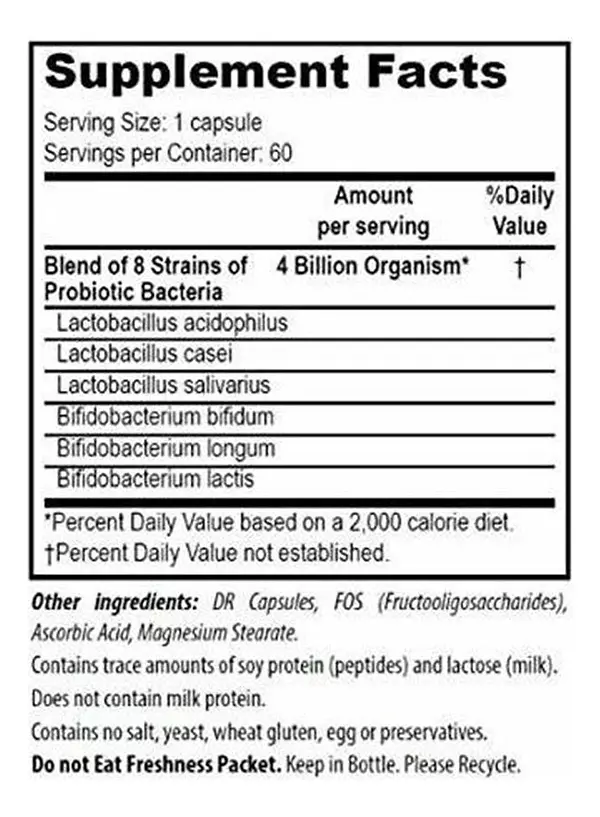 Salud y Equipamiento Médico - Good Flora Probioticos 60 Capsulas Intestino Frank Suarez 6