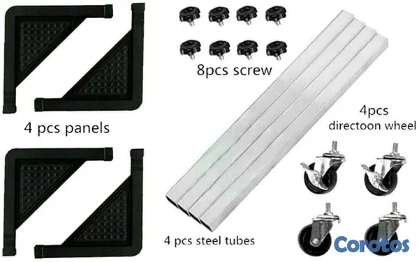 accesorios para electronica - Base ajustables multifuncional para electrodomésticos nevera, estufa... 5