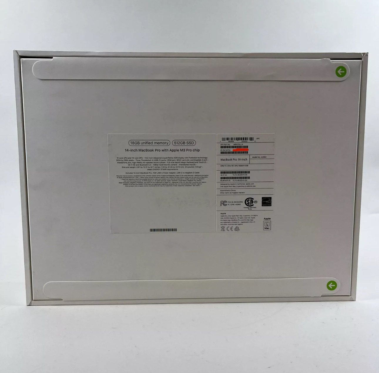 computadoras y laptops - MacBook Pro 14” M3 Pro 18GB/512GB Space Black 1