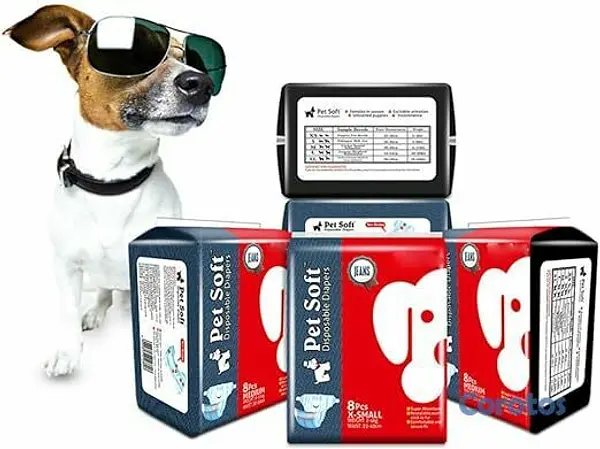 animales y mascotas - Pañales desechables para perros para mascotas, est 2