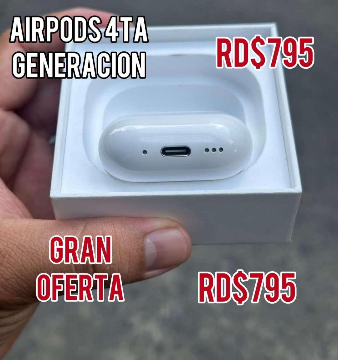 accesorios para electronica - Airpods 4ta Generación  2