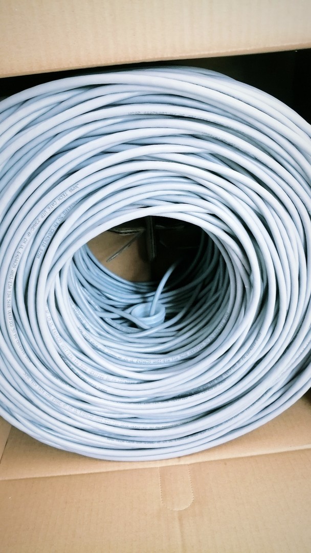 computadoras y laptops - CABLE DE RED UTP  CAT6e 1000 PIES  0