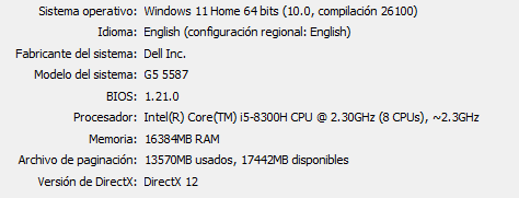computadoras y laptops - Laptop Gamer i5 2.3GHz, 1050 Ti 4GB, 16GB Ram 5
