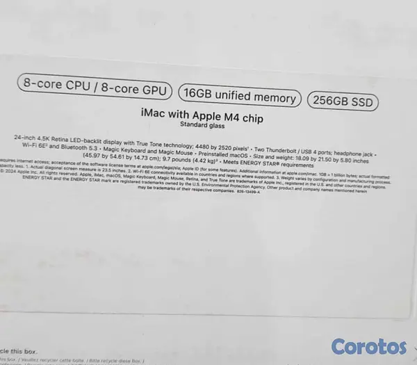 computadoras y laptops - IMAC M4 24" 256GB 16 GB ROSADA SELLADA 2