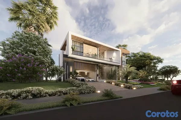 casas vacacionales y villas - Villa de Lujo en Cap Cana Con vista al mar y Punta 17