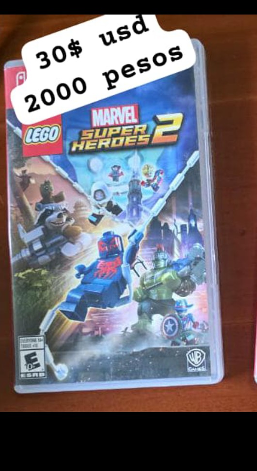consolas y videojuegos - Lego Marvel heroes 2 
Nintendo switch 0