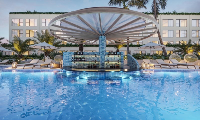 apartamentos - Proyecto en venta Punta Cana #24-1903 un dormitorio, balcón, áreas sociales.
 6