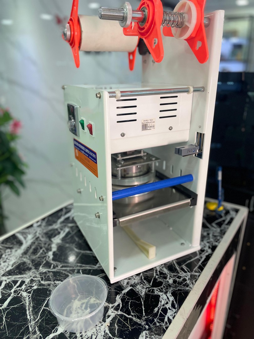 equipos profesionales - Selladora empacadora empaquetadora embasadora de bandeja plastica para alimentos 4