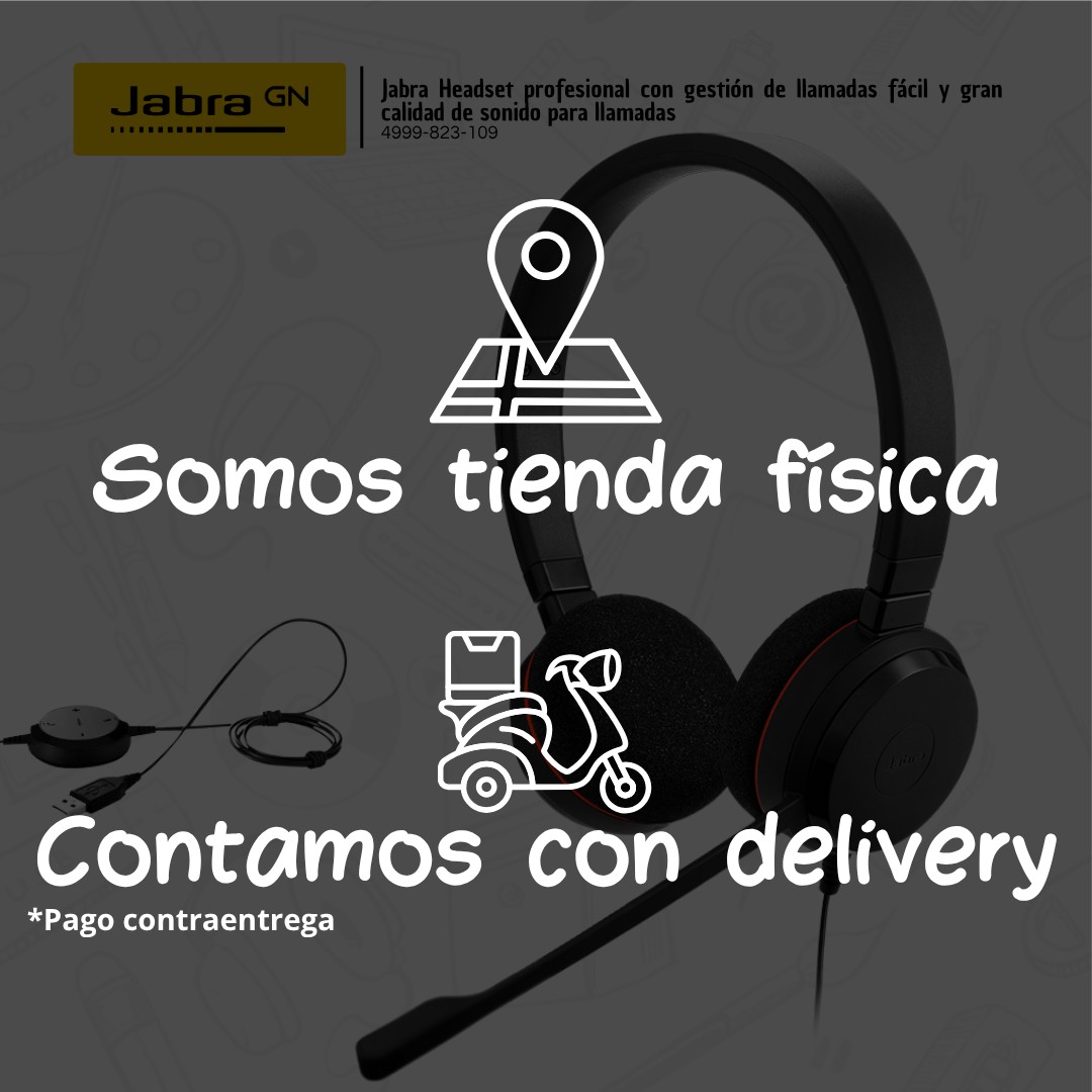 camaras y audio - Jabra Evolve 20 MS Stereo HeadSet 4999-823-109 2