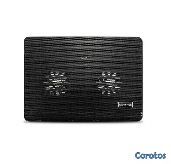 accesorios para electronica - Base soporte enfriador de laptop doble abanico has 2