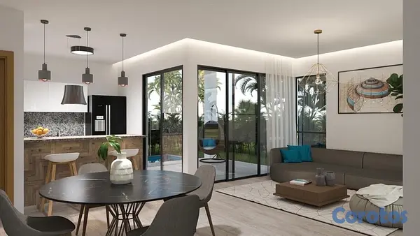 casas vacacionales y villas - Costa Cana Punta cana Villas Dúplex 145m² | Piscina Privada | 3 Hab | US$230,000 2