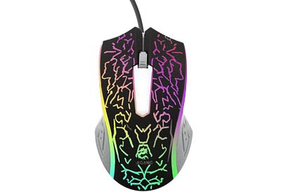 accesorios para electronica - Mouse Gaming JM - 812 RGB USB Luz Led Multicolor