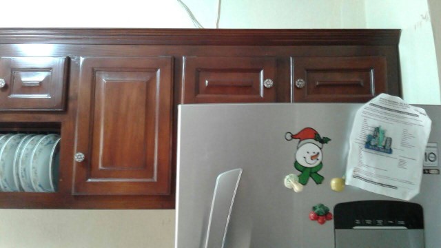 muebles y colchones - Gabinete de cocina con diseño de platero  2