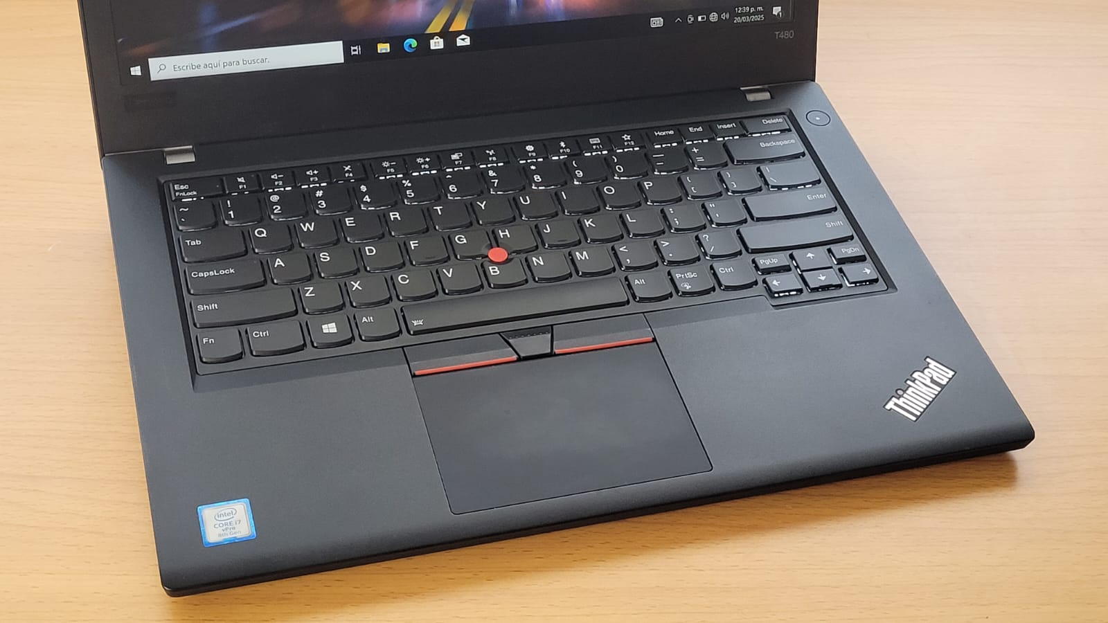 computadoras y laptops - Laptop Lenovo T480 i7 i5 8va 14 PLG  2