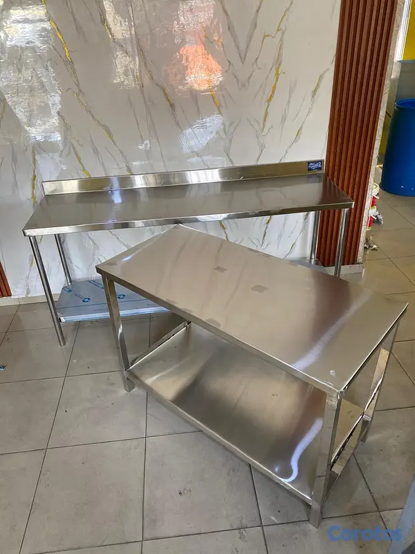 muebles y colchones - mesa acero inoxidable 44 * 24 pulgadas 5