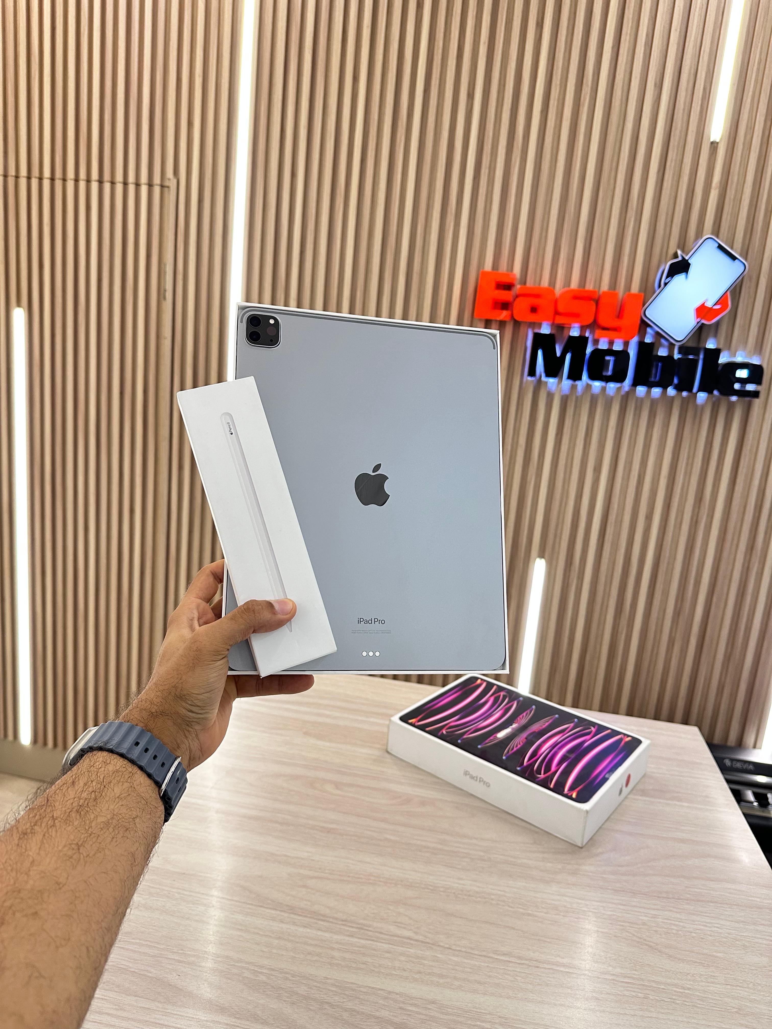 celulares y tabletas - iPAD PRO 12.9” M2 y PECIL OPEN BOX  0