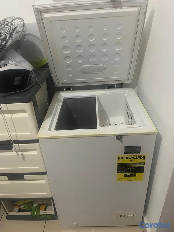 electrodomesticos - Freezer frigidaire 3.5 pies cubicos 2
