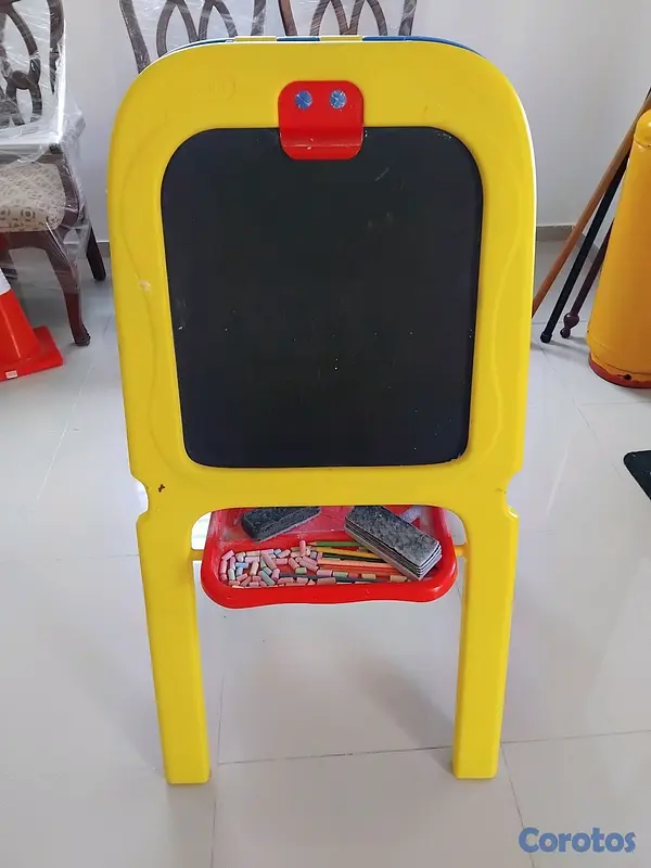 muebles - Pizarra doble plastica oara Niños de tiza y creyon aut san isidro 2