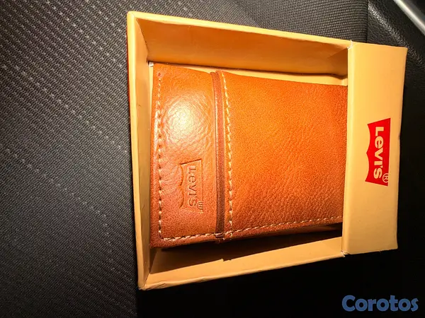 carteras y maletas - Cartera LEVIS caballero nueva original color Brown 5