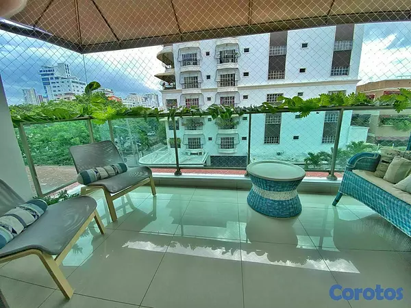 apartamentos - Vendo Apartamento Amueblado en Renacimiento 4