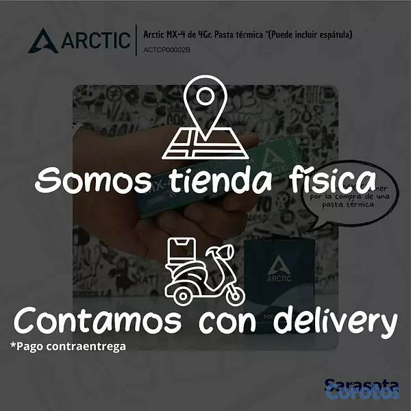 accesorios para electronica - Arctic Pasta Térmica MX-4 4gr 3