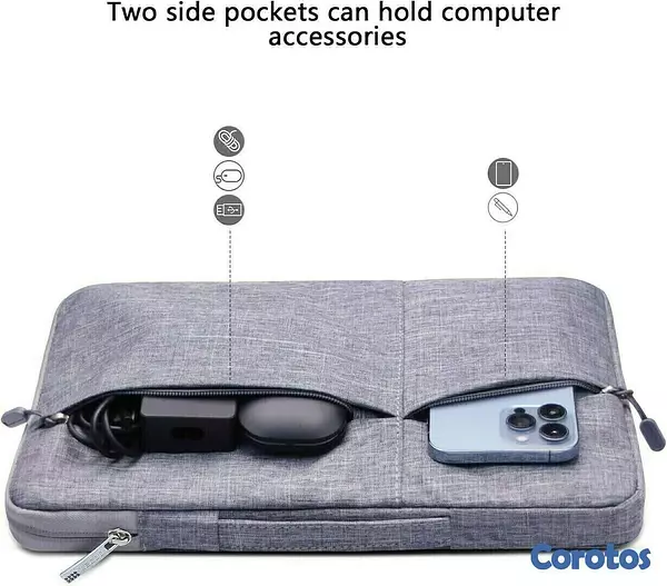 carteras y maletas - Bolso con correa - Funda con asa - Estuche de transporte para laptop 15.6" 6
