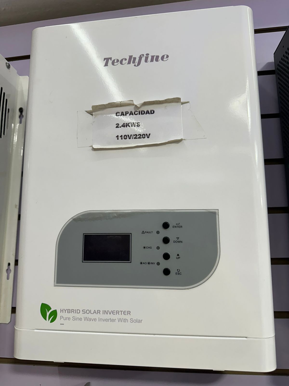 plantas e inversores - INVERSOR HIBRIDO INVERTER 2.4KW TECHFINE