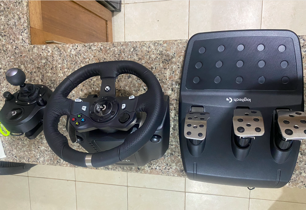 consolas y videojuegos - Volante Logitech G923, Pedales Y Palanca Shifter