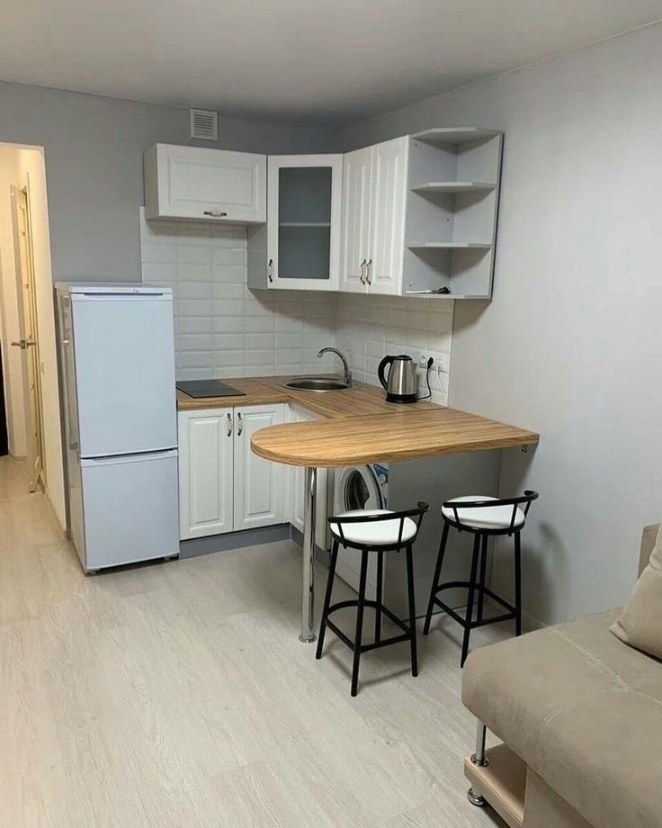cocina - Cocinas pequeña en madera fabricacion 