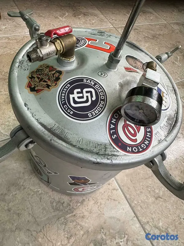 equipos profesionales - Olla de alta presion de pintura, 10 litros 2